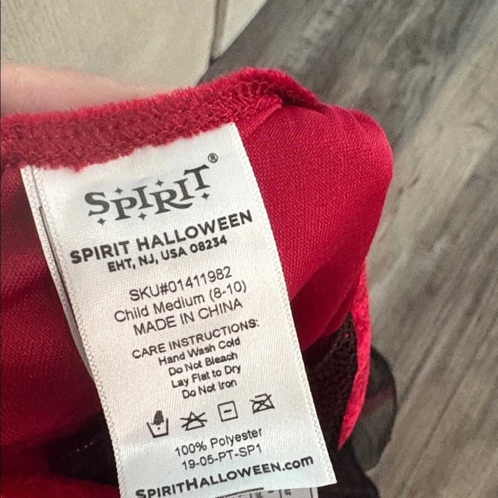 Kids Devil Costume Spirit Halloween Dress 8-10
